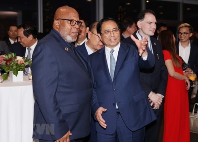 Thủ tướng dự chiêu đãi kỷ niệm 78 năm Quốc khánh và 46 năm Việt Nam gia nhập LHQ