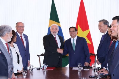 Thủ tướng Phạm Minh Chính hội đàm với Tổng thống Brazil