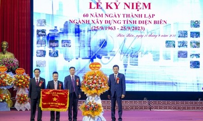 Điện Biên tổ chức Lễ kỷ niệm 60 năm thành lập ngành Xây dựng của tỉnh