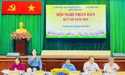 Quận Tân Phú tập trung giải quyết các vấn đề an sinh xã hội