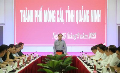 Phó Thủ tướng Trần Lưu Quang làm việc với Quảng Ninh về công tác chống buôn lậu