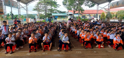 Đắk Nông: Khởi công sửa chữa Bếp ăn bán trú của Trường tiểu học Lê Văn Tám