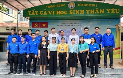 Đoàn Thanh niên Công ty Thuốc lá Sài Gòn: Thắp sáng ước mơ tại Trường tiểu học Lê Minh Xuân 2
