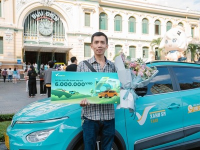 Taxi Xanh SM công bố khách hàng thứ 6 triệu chỉ sau 5 tháng ra mắt thị trường