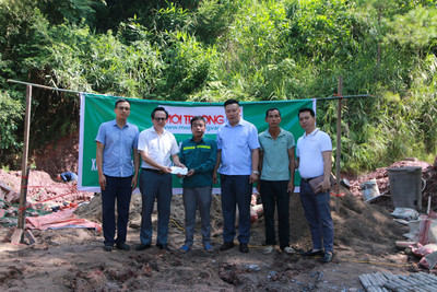 Khởi công xây dựng nhà tình nghĩa cho công nhân vệ sinh môi trường tại Quảng Ninh