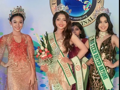 Nguyễn Thị Xuân Mai đăng quang Miss Teen United Nations 2023 tại Ấn Độ