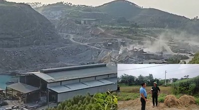 Sông Lô - Vĩnh Phúc: Người dân khốn khổ vì mỏ đá Quang Yên