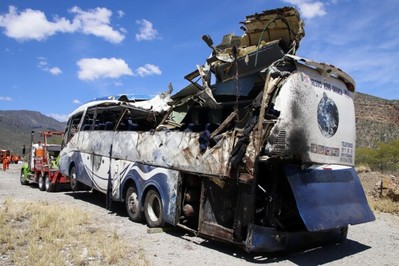Mexico: Tai nạn xe buýt thảm khốc khiến hơn 40 người thương vong