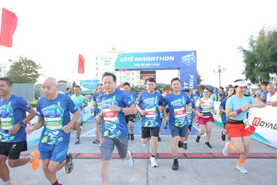 Huyện Cô Tô tổ chức Giải chạy Marathon 2023 - “Dấu ấn đảo xanh”