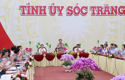 Chủ tịch Quốc hội Vương Đình Huệ dự Lễ công bố Quy hoạch tỉnh Sóc Trăng