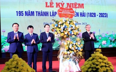 Huyện Tiền Hải (Thái Bình) kỷ niệm 195 năm thành lập