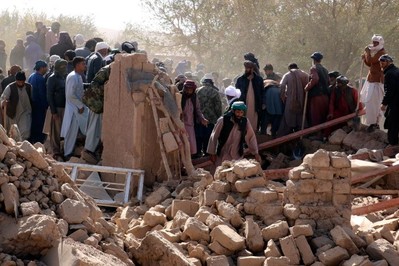 Hàng nghìn người mất nhà cửa sau trận động đất tại Afghanistan