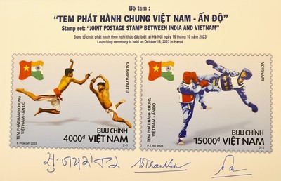 Phát hành đặc biệt bộ tem bưu chính "Tem phát hành chung Việt Nam - Ấn Độ"