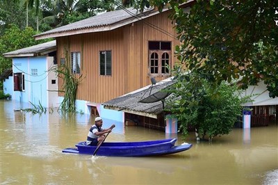 Cảnh báo nguy cơ mưa lũ lớn gây thiệt hại tại Thái Lan
