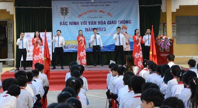 Tuyên truyền pháp luật với chủ đề Bắc Ninh với văn hoá giao thông
