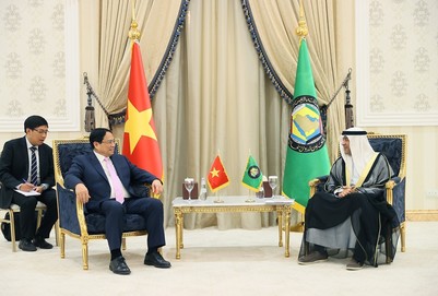 Thủ tướng Chính phủ Phạm Minh Chính thăm và làm việc tại trụ sở Hội đồng Hợp tác vùng Vịnh