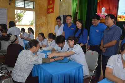 Thái Bình: Khám bệnh miễn phí, tặng quà cho 200 người có hoàn cảnh khó khăn