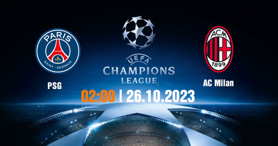 Nhận định, Trực tiếp PSG vs AC Milan, 02h00 ngày 26/10 trên FPT Play