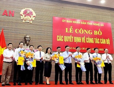 Chủ tịch UBND huyện Con Cuông giữ chức Giám đốc Sở Xây dựng tỉnh Nghệ An