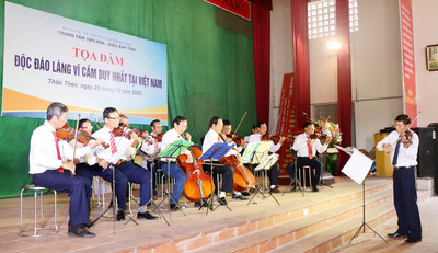 Bắc Giang: Tổ chức tọa đàm, tổng kết hoạt động Câu lạc bộ Đàn violon làng Then