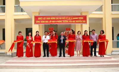 Hưng Yên: BSR tài trợ cơ sở vật chất cho Trường Tiểu học Nguyễn Trãi