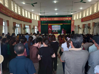 Nghi Lộc- Nghệ An: Hàng trăm phụ huynh tham gia đối thoại cấp ủy, chính quyền về giáo dục