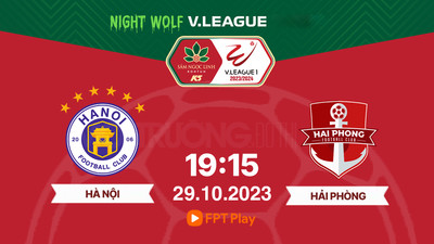 VTV5 Trực tiếp Hà Nội vs Hải Phòng, V-League 2023/24, 19h15 hôm nay 29/10