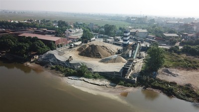 Ý Yên (Nam Định): Cần kiểm tra việc xả thải của Bê tông Thiên Trường An