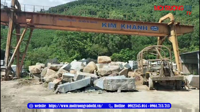 Bình Định: Cần kiểm tra hoạt động khai thác đá của Công ty Kim Khánh gây ô nhiễm môi trường