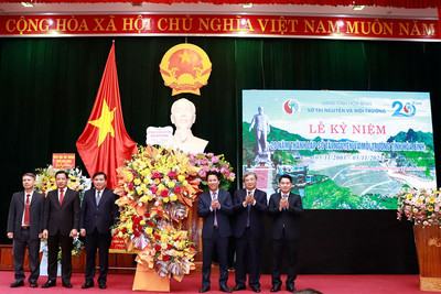 Ngành Tài nguyên và Môi trường tỉnh Hoà Bình kỷ niệm 20 năm ngày thành lập