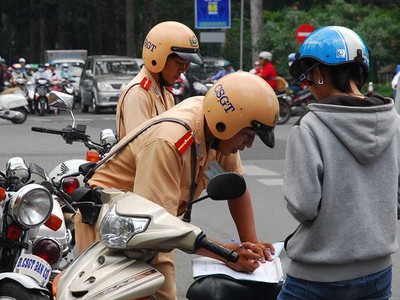 Danh sách phạt nguội vi phạm trật tự an toàn giao thông tại TP.Bắc Giang từ 30/10-5/11