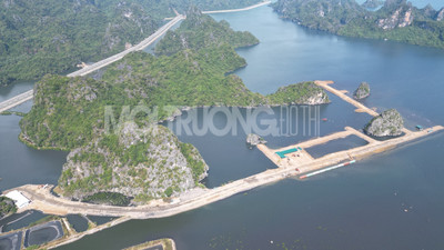 Cẩm Phả (Quảng Ninh) yêu cầu dừng thi công dự án ‘mọc’ trên vịnh Hạ Long