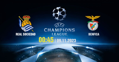 Nhận định, Trực tiếp Sociedad vs Benfica, 00h45 ngày 9/11 trên FPT Play