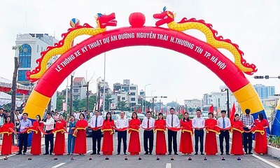 Hà Nội: Thông xe kỹ thuật dự án đường Nguyễn Trãi, huyện Thường Tín
