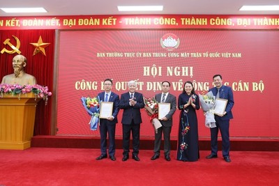 Ông Nguyễn Văn Thanh giữ chức Trưởng ban Tổ chức - Cán bộ, Ủy ban Trung ương MTTQ Việt Nam