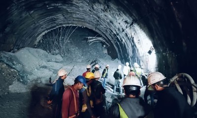 Ấn Độ: Sập đường hầm khiến ít nhất 40 công nhân mắc kẹt