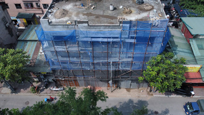 Xã Tả Thanh Oai (Hà Nội): xin cải tạo công trình cấp 4 rồi "phù phép" thành toà nhà 3 tầng.