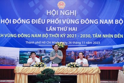 Thủ tướng Chính phủ Phạm Minh Chính chủ trì Hội nghị tham vấn quy hoạch vùng Đông Nam Bộ