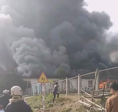 Cháy trường học ở Sơn La, một học sinh tử vong