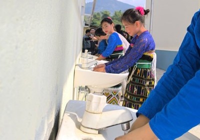 Thanh Hoá: Hỗ trợ xây dựng công trình nước sạch tại Trường Tiểu học Tam Lư