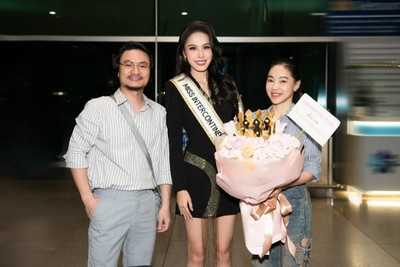 Lê Nguyễn Ngọc Hằng lên đường dự thi Miss Intercontinental 2023