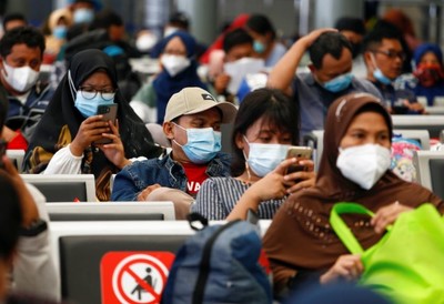 Indonesia kêu gọi người dân đeo khẩu trang phòng bệnh viêm phổi