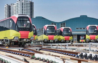 Dự kiến đầu năm 2024,đường sắt Nhổn - ga Hà Nội sẽ đi vào khai thác thương mại