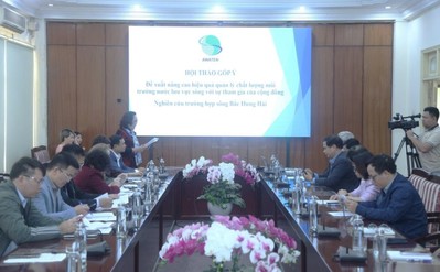 Góp ý hoàn thiện chính sách quản lý môi trường nước lưu vực sông tại Việt Nam