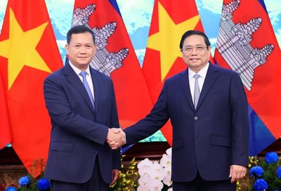 Thủ tướng Phạm Minh Chính hội đàm với Thủ tướng Campuchia Samdech Hun Manet