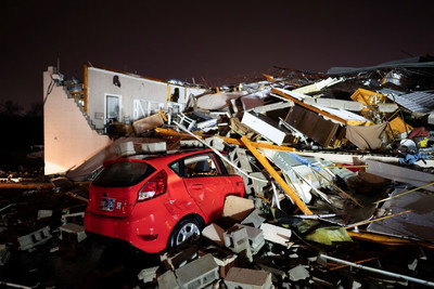 Mỹ: Bão và lốc xoáy dữ dội ở bang Tennessee khiến ít nhất 6 người thiệt mạng