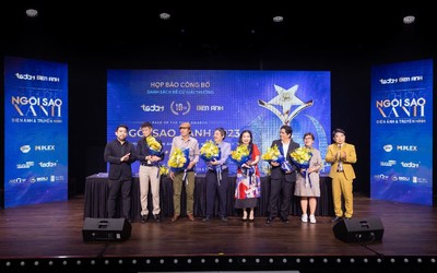 Dàn nghệ sỹ đình đám Việt lộng lẫy tham dự Họp báo Ngôi Sao Xanh 2023