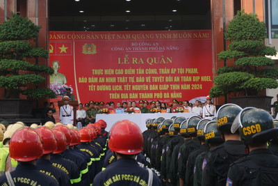 Công an Đà Nẵng ra quân cao điểm trong 91 ngày để trấn áp tội phạm dịp Tết