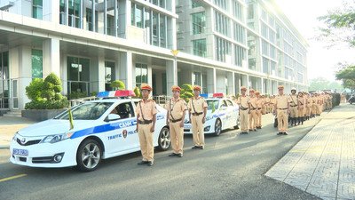 Bà Rịa-Vũng Tàu: Ra quân thực hiện bảo đảm trật tự an toàn giao thông