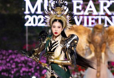 Hoa hậu Đỗ Lan Anh trình diễn ấn tượng tại đêm Bán kết Miss Earth 2023